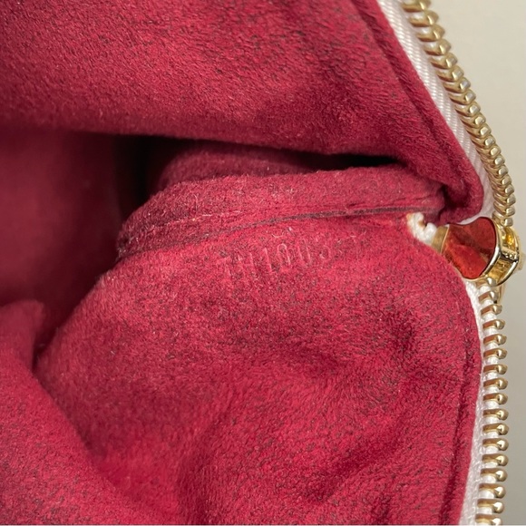 SOLD 🥰🥰Authentic Louis Vuitton White Multicolor Mini Speedy - Picture 12 of 13